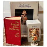 N - HUMMEL FIGURINE AND DICTIONARY