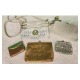 11 - VINTAGE BEADED CLUTCH & COIN PURSES (D135)