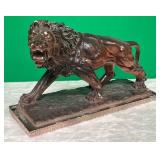 11 - LION SCULPTURE 9X14' (D30)