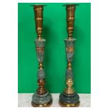11 - PAIR OF CANDLESTICKS (D23)