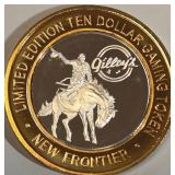 NEW FRONTIER - $10 .999 FINE SILVER TOKEN (23)