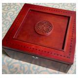 N - HANDCRAFTED WOODEN KEEPSAKE BOX