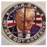 DONALD J. TRUMP ONE OUNCE .999 SILVER (12)