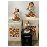 N - HUMMEL FIGURINES WITH BOXES
