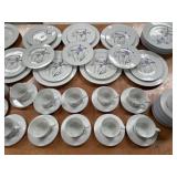 11 - FIFTY PIECES DISHWARE (PORTUGAL) (D53)