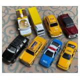 N - DIECAST TAXI AND CAR LOT