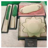 11 - LENOX CAKE SERVERS & DISHES (D99)