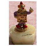 N - RON LEE VINTAGE CLOWN ONYX FIGURINE