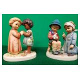 N - VINTAGE HUMMEL STYLE FIGURINES