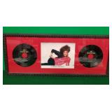 N - CONNIE FRANCIS FRAMED RECORD DISPLAY