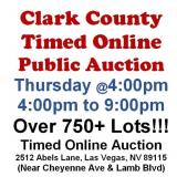 WELCOME TO OUR THUR. @4pm ONLINE PUBLIC AUCTION