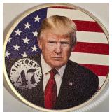 DONALD J. TRUMP ONE TROY OUNCE .999 SILVER (9)