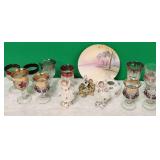11 - COLLECTIBLE STEMWARE, FIGURINES & PLATE (D120