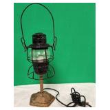 11 - VINTAGE ELECTRIFIED LANTERN (D114)