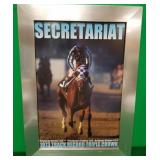 N - SECRETARIAT FRAMED HORSE RACING PRINT