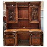 11 - LUXURY EXECUTIVE WOOD DESK HUTCH