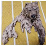 11 - RUSTIC CARVED BEAR WALL ART