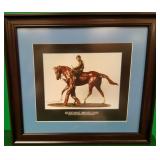 N - SECRETARIAT BRONZE FUND FRAMED PRINT