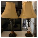 M1 - PAIR OF MATCHING TABLE LAMPS (G10)