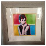 ANDY WARHOL POP ART BY ANDREY HEPBURN 23X23