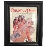 CASINO DE PARIS 'DUNES' FRAMED VINTAGE POSTER
