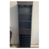 M1 - BLACK WOODEN WINE TOWER (R1)