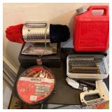 M1 - SHOE BUFFER, SPARE GAS CAN, BOOSTER CABLES