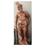 M1 - SPANISH SOLDIER SCULPTURE ON BASE 58'T (D90)