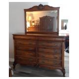 J1 - OAKWOOD INTERIORS DRESSER WITH MIRROR