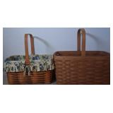 J1 - TWO LONGABERGER BASKETS (B39)
