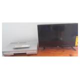 J1 - ONN ROKU TV, DVD PLAYER WITH REMOTE (M14)