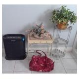 J1 - CORNER STAND, SMALL TABLE, AIR PURIFIER, MORE