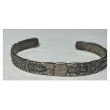 STERLING SILVER CUFF BRACELET 18.20GRS