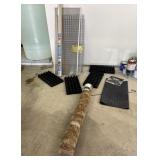 J1 - CARGO MAT, AREA RUG, BLACK FURNITURE PADS