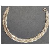 .925 STERLING SILVER BRACELET 8.3 GRAMS (72)