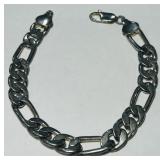STERLING SILVER 8.50INCH BRACELET 28.40GRS
