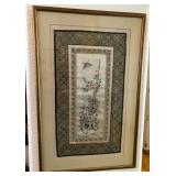 J1 - FRAMED ASIAN ARTWORK (D36)