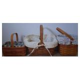 J1 - THREE LONGABERGER BASKETS (B29)