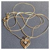 14K YELLOW GOLD NECKLACE 1.4GRAMS (53)
