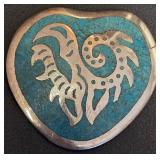 .925 STERLING SILVER BROOCH 14.8 GRAMS (71)