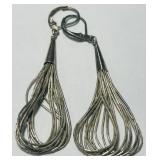 STERLING SILVER EARRINGS 4.50GRS