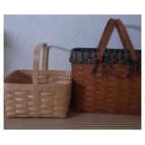 J1 - TWO LONGABERGER BASKETS (B40)