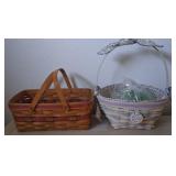 J1 - TWO LONGABERGER BASKETS (B41)