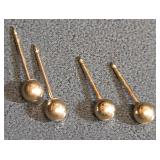 14K YELLOW GOLD EARRINGS (61)