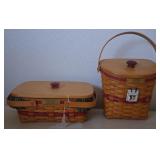 J1 - TWO LONGABERGER BASKETS (B33)
