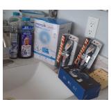 J1 - WATER PIK, RAZORS, SHAVER, OUTLET, CLEANERS