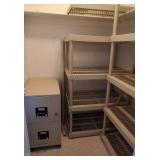 J1 - TWO-DRAWER FILE CABINET & STORAGE SHELVING