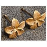 14K YELLOW GOLD EARRINGS 0.7 GRAMS (60)