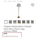 J5 - CHIPPENDALE CHAIR AND FLOOR LAMP