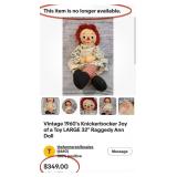 J5 - VINTAGE RAGGEDY ANN DOLLS